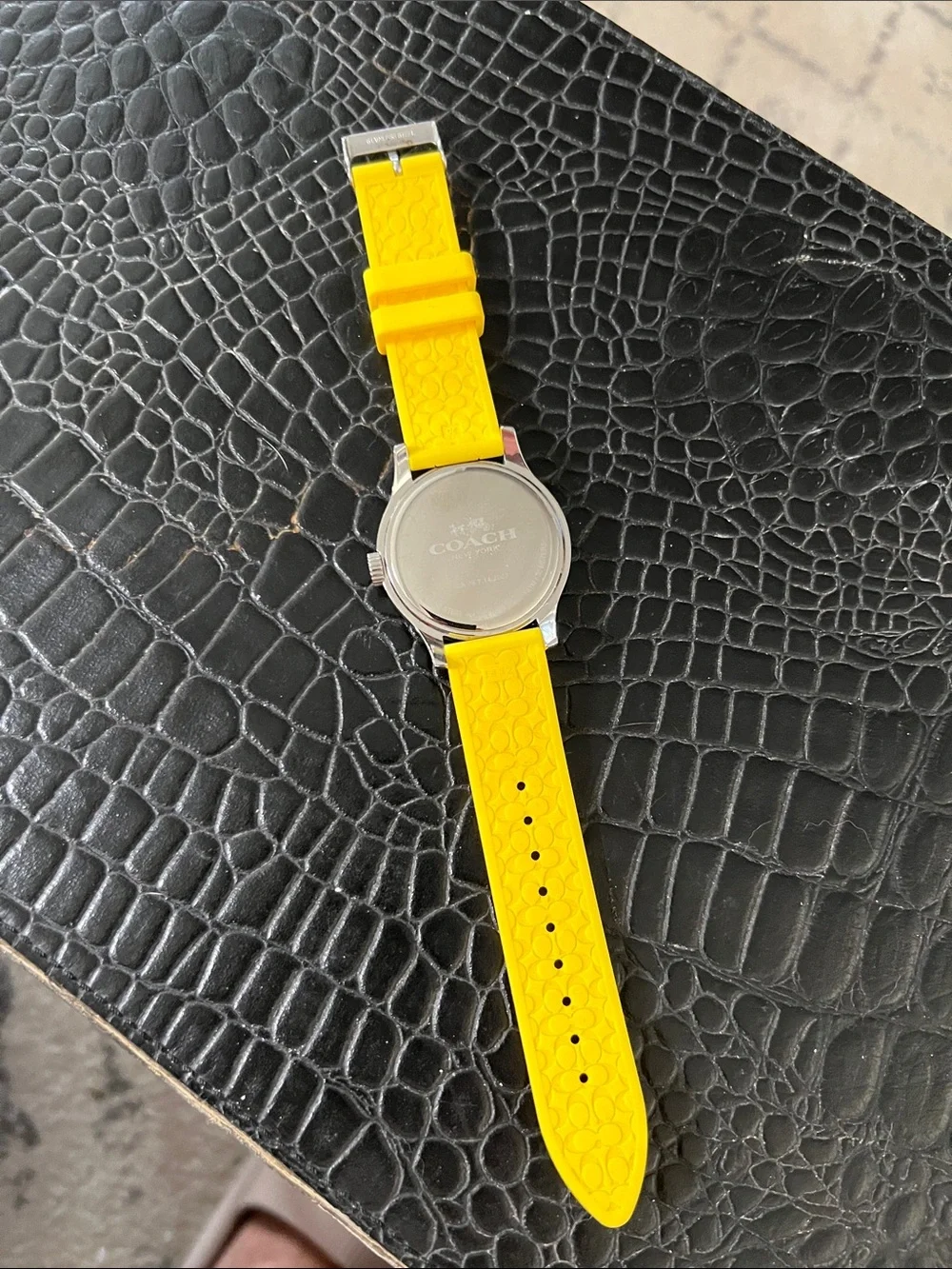 Coach Rubber strap watch